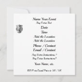 警察署クリスマス 招待状 (裏面)