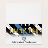 警察署シンブルーラインありがとう 名刺 (外部フラット)