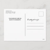 警察署シンブルーラインクリスマス シーズンポストカード (裏面)