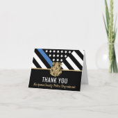 警察署シンブルーライン法執行部 サンキューカード (正面)