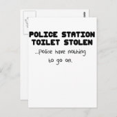 警察署トイレ盗難.png ポストカード (正面/裏面)