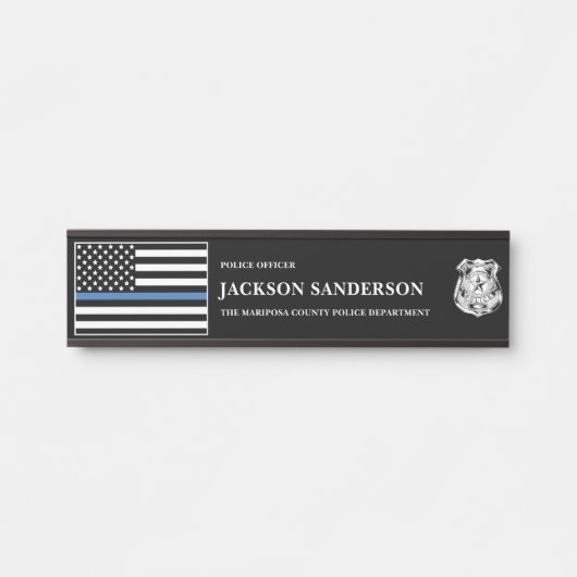 警察署法執行ロゴ サインプレート (正面)