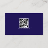 警察署法執行ロゴQRコード 名刺 (裏面)