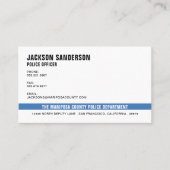 警察署法執行官 名刺 (正面)