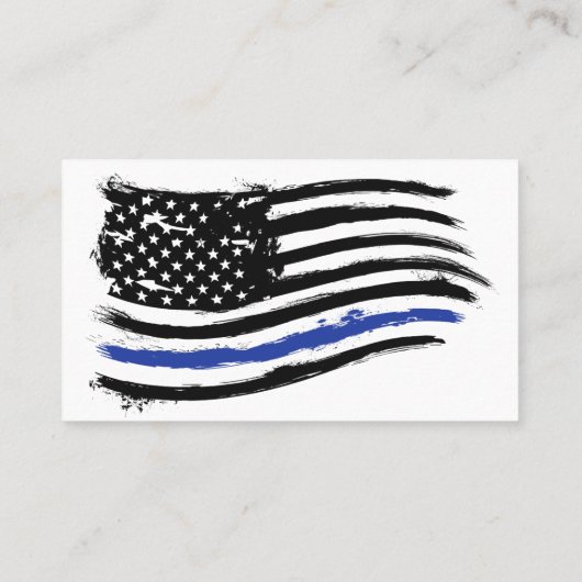 警察署法執行役員ロゴ 名刺 (裏面)