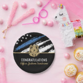 警察署法執行退職パーティー ペーパープレート (パーティー)