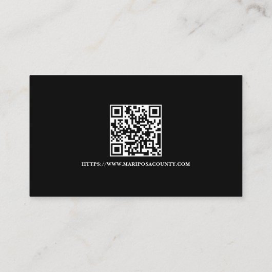 警察署法執行部QRコードロゴ 名刺 (裏面)