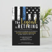 警察署退職法執行 招待状 (スタンド正面)