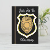 警察署長の退職招待状 招待状 (スタンド正面)