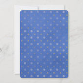 警察署長ブルーライン金ゴールド退職 招待状 (裏面)