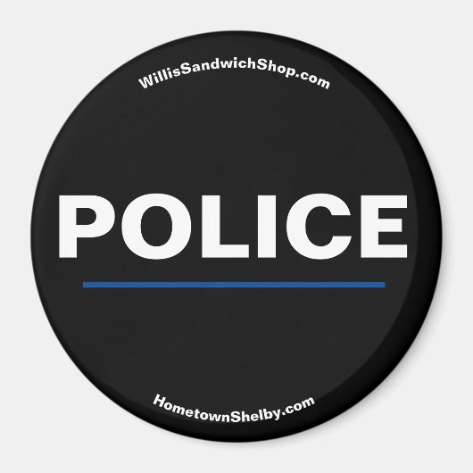 警察署長マグネット マグネット (正面)