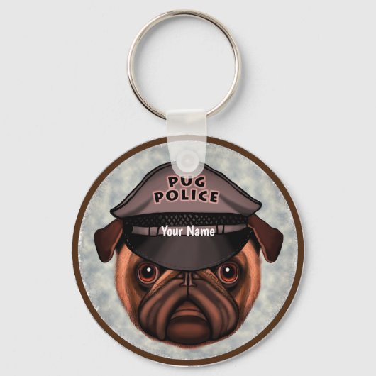 警察署 キーホルダー (正面)