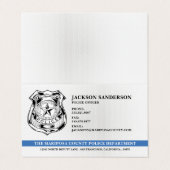 警察署 法執行 ロゴ 名刺 (外部フラット)