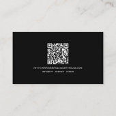 警察署 QR コード 法執行機関 名刺 (裏面)