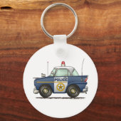 警察自動車法執行機関 キーホルダー (正面)