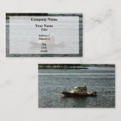 警察艇ノーフォークVA 名刺 (正面/裏面)