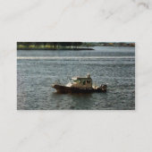 警察艇ノーフォークVA 名刺 (裏面)