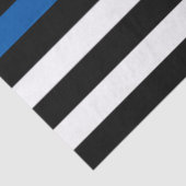 警察薄型ブルーラインアメリカ国旗の名前を追加17x23 薄葉紙 (詳細)