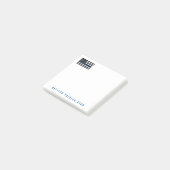 警察薄型ブルーラインアメリカ国旗の追加Name 3 x 3 ポストイット (アングル)