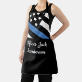 警察薄型ブルーラインアメリカ旗艦隊名 エプロン (インサイチュ)