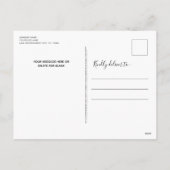 警察薄型ブルーラインクリスマスリース シーズンポストカード (裏面)