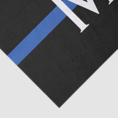 警察薄型ブルーラインモノグラム 薄葉紙 (詳細)