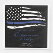 警察薄型ブルーライン役員退職パーティー (正面)