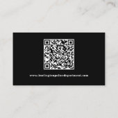 警察薄型ブルーライン法執行ロゴカスタムー 名刺 (裏面)