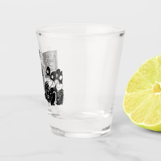 警察訓練学校の漫画 ショットグラス (右)