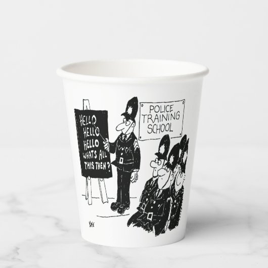 警察訓練学校卒業党 紙コップ (正面)