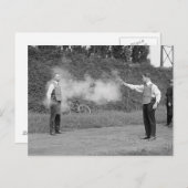 警察試験防弾ベスト， 1923 ポストカード (正面/裏面)