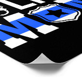 警察誇りを持った母の法執行機関 ポスター (角)