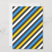 警察誕生日招待状警察官パーティー 招待状 (裏面)