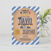 警察誕生日招待状 招待状 (スタンド正面)