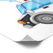 警察警察ウェルカムサインバースデーパーティー ポスター (角)