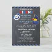 警察警察警官コップベビーシャワー招待状 招待状 (スタンド正面)