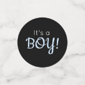 警察赤ちゃんシャワーベビーcop赤ちゃんシャワー紙吹雪 コンフェッティ (スモール正面)