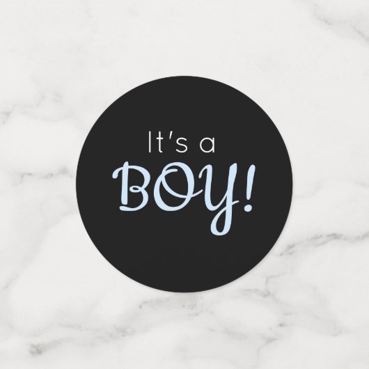 警察赤ちゃんシャワーベビーcop赤ちゃんシャワー紙吹雪 コンフェッティ (スモール正面)