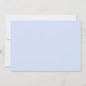 警察車のベビーシャワーの招待状 招待状 (裏面)