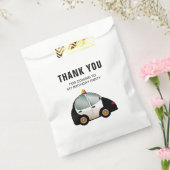 警察車両の誕生日パーティー フェイバーバッグ (封をした状態)