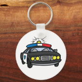 警察車両 キーホルダー (正面)