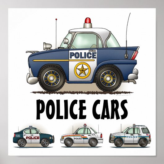警察車法執行車両ポスター ポスター (正面)