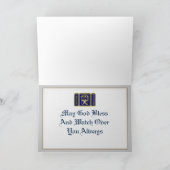 警察軍曹の退職カード カード (内部)