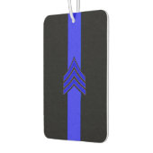 警察軍曹ストライプの細い青い線 カーエアーフレッシュナー (左)