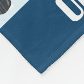 警察追加の名前ベビーおもしろい毛布 フリースブランケット (角)