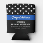 警察退職パーティーおめでとう 缶クーラー (裏面)