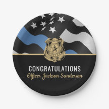 警察退職パーティーブルーラインおめでとう