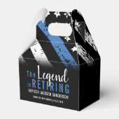 警察退職パーティーブルーライン法執行部 フェイバーボックス (裏面サイド)