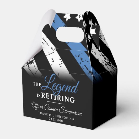 警察退職パーティー法執行官 フェイバーボックス (正面サイド)