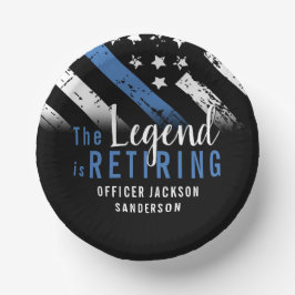 警察退職パーティー法執行官 ペーパーボウル